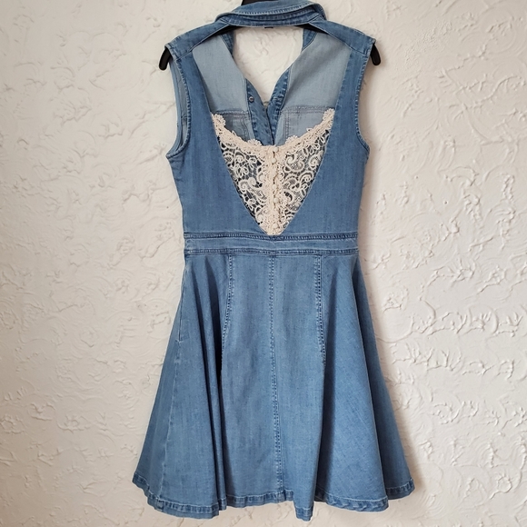 Miss Sixty Denim Dress with laced back - Picture 7 of 7